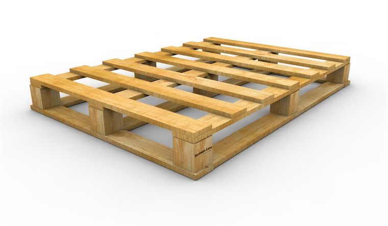 Tarima de madera reciclada marca Tarimas Lara